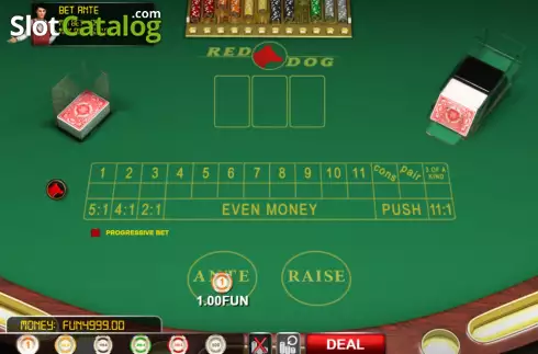 Οθόνη3. Red Dog Poker Κουλοχέρης