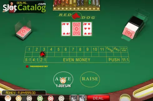 Οθόνη4. Red Dog Poker Κουλοχέρης