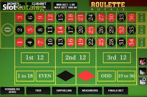Οθόνη2. European Roulette (Urgent Games) Κουλοχέρης