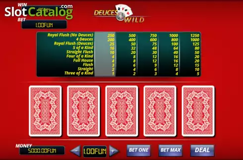 Οθόνη2. Deuces Wild (Urgent Games) Κουλοχέρης