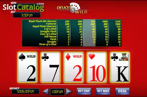 Οθόνη8. Deuces Wild (Urgent Games) Κουλοχέρης