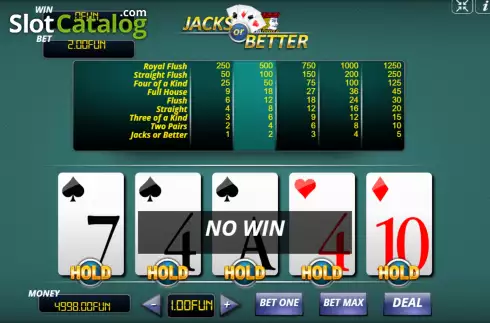 Οθόνη6. Jacks Or Better (Urgent Games) Κουλοχέρης