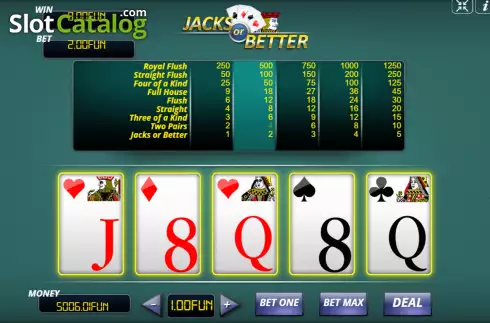 Οθόνη7. Jacks Or Better (Urgent Games) Κουλοχέρης
