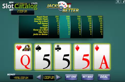 Οθόνη8. Jacks Or Better (Urgent Games) Κουλοχέρης