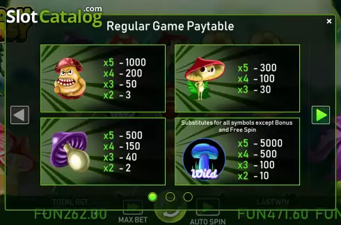 Οθόνη8. Mashroom Fantasy Κουλοχέρης