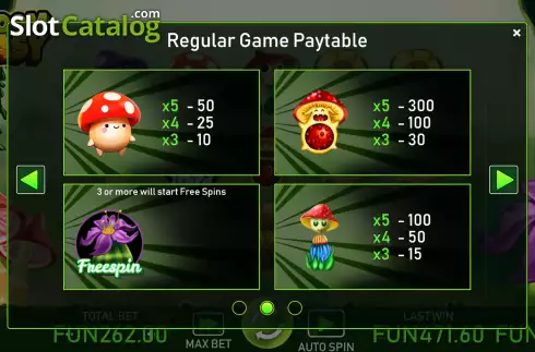 Οθόνη9. Mashroom Fantasy Κουλοχέρης