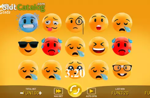 Οθόνη3. Emoji Slots Κουλοχέρης