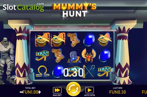 Οθόνη3. Mummy's Hunt Κουλοχέρης