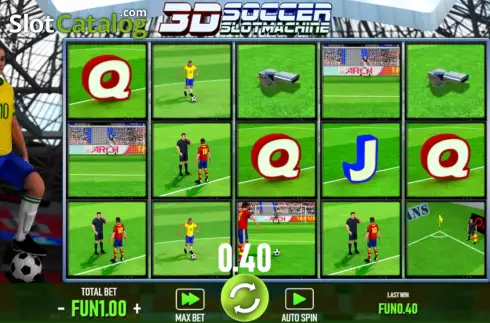 Οθόνη3. 3D Soccer Κουλοχέρης