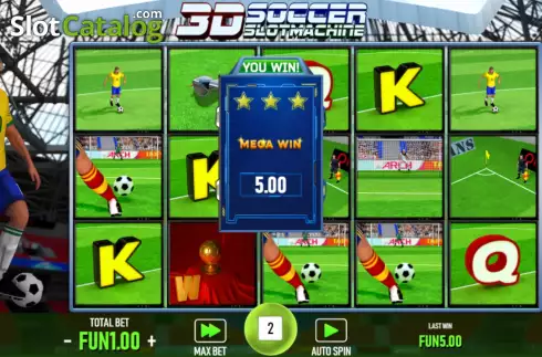 Οθόνη5. 3D Soccer Κουλοχέρης