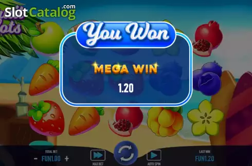 Οθόνη3. Fruit Slots (Urgent Games) Κουλοχέρης 