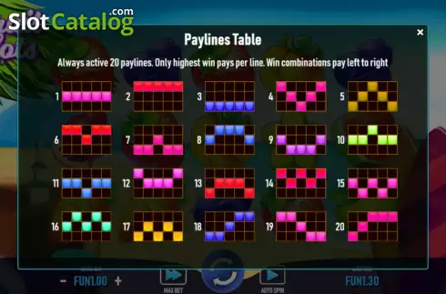Οθόνη9. Fruit Slots (Urgent Games) Κουλοχέρης 