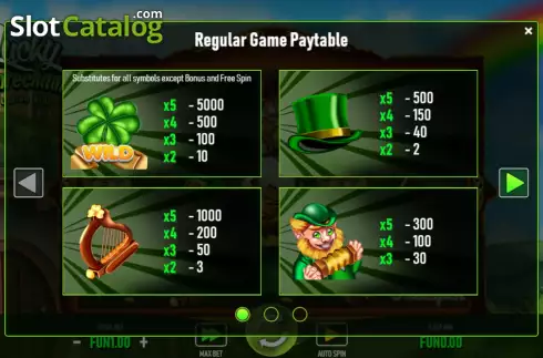Οθόνη6. Lucky Leprechaun (Urgent Games) Κουλοχέρης