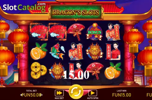 Οθόνη4. Dragon's Slots Κουλοχέρης