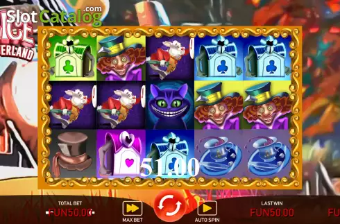 Οθόνη3. Alice In Wonderland (Urgent Games) Κουλοχέρης