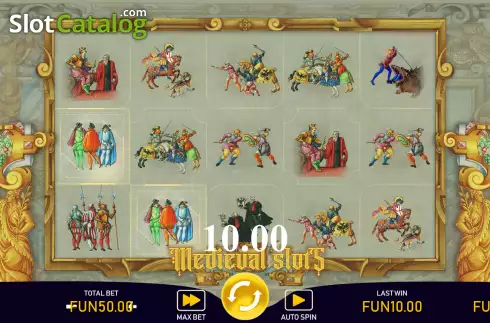Οθόνη4. Medieval Slots Κουλοχέρης