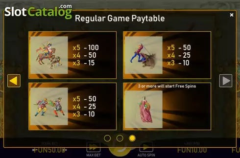 Οθόνη7. Medieval Slots Κουλοχέρης