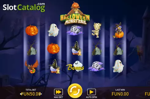 Οθόνη2. Halloween Monsters Κουλοχέρης