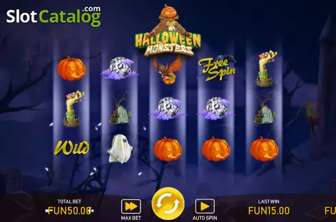 Οθόνη4. Halloween Monsters Κουλοχέρης