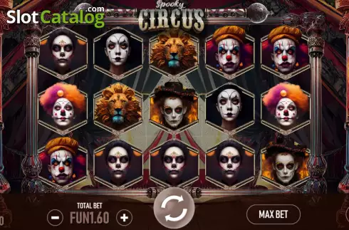 Οθόνη2. Spooky Circus (Urgent Games) Κουλοχέρης