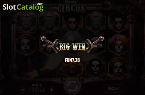 Οθόνη4. Spooky Circus (Urgent Games) Κουλοχέρης