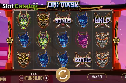 Οθόνη2. Oni Mask Κουλοχέρης