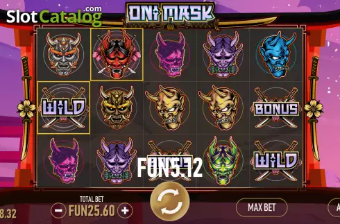 Οθόνη4. Oni Mask Κουλοχέρης