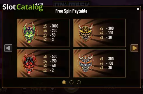 Οθόνη5. Oni Mask Κουλοχέρης