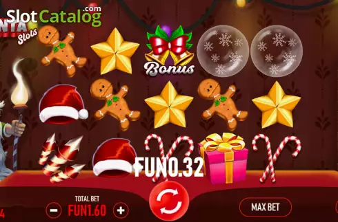 Οθόνη3. Santa Slots Κουλοχέρης