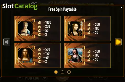 Οθόνη8. Da Vinci Slots Κουλοχέρης