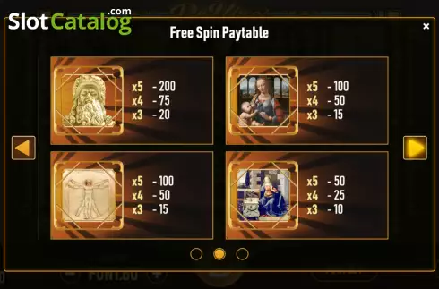 Οθόνη9. Da Vinci Slots Κουλοχέρης