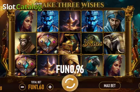 Οθόνη4. Make Three Wishes Κουλοχέρης