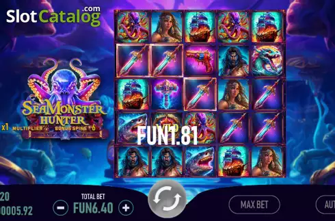 Οθόνη4. Sea Monster Hunter Κουλοχέρης