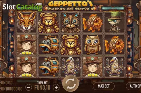 Οθόνη2. Geppetto's Mechanical Marvels Κουλοχέρης