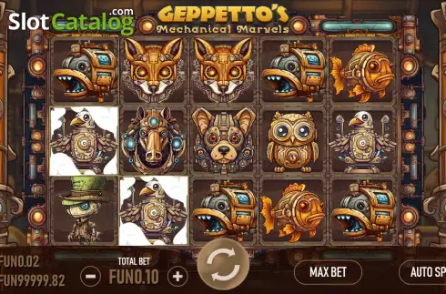 Οθόνη3. Geppetto's Mechanical Marvels Κουλοχέρης