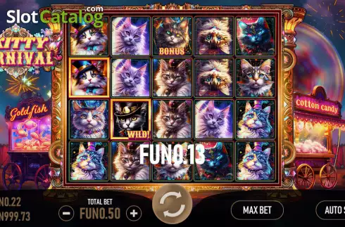 Οθόνη3. Kitty Carnival Κουλοχέρης