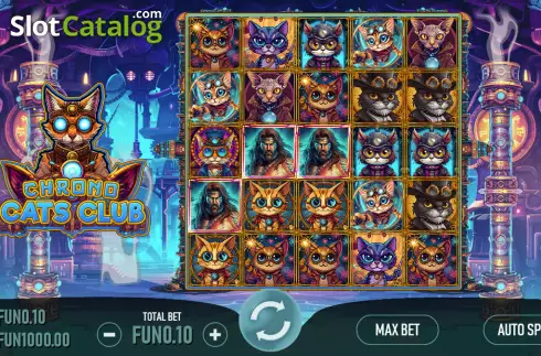 Οθόνη2. Chrono Cats Club Κουλοχέρης