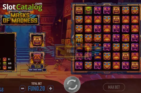 Οθόνη2. Masks of Madness Κουλοχέρης