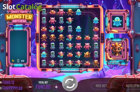 Οθόνη3. Sweet Tooth Monster Mayhem Κουλοχέρης