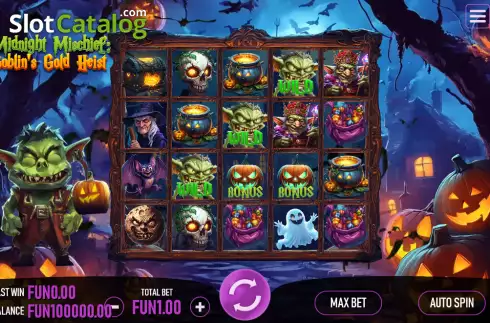 Οθόνη2. Midnight Mischief: Goblin’s Gold Heist Κουλοχέρης
