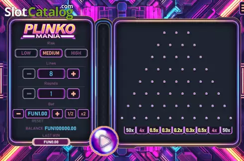 Οθόνη2. Plinko Mania Κουλοχέρης