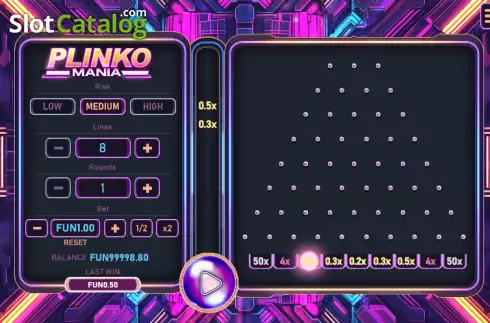 Οθόνη3. Plinko Mania Κουλοχέρης