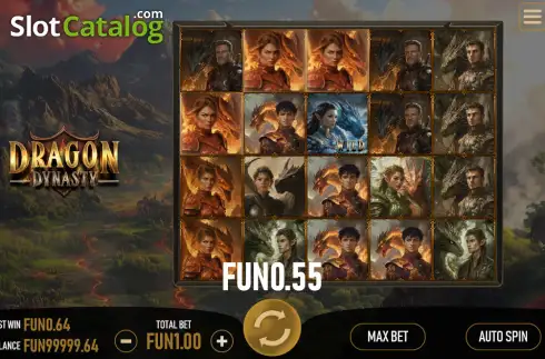 Οθόνη3. Dragon Dynasty (Urgent Games) Κουλοχέρης 