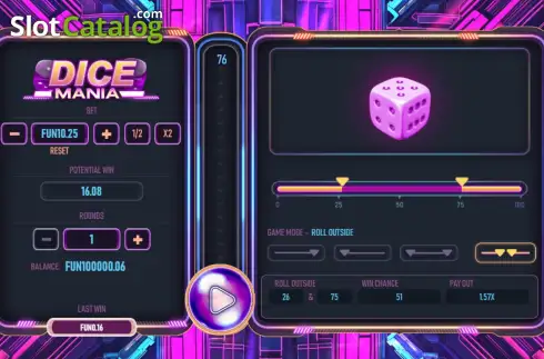 Οθόνη2. Dice Mania Κουλοχέρης