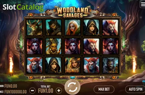Οθόνη2. Woodland Savages Κουλοχέρης 