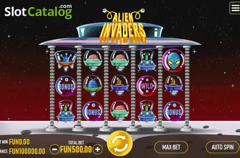 Οθόνη2. Alien Invaders (Urgent Games) Κουλοχέρης