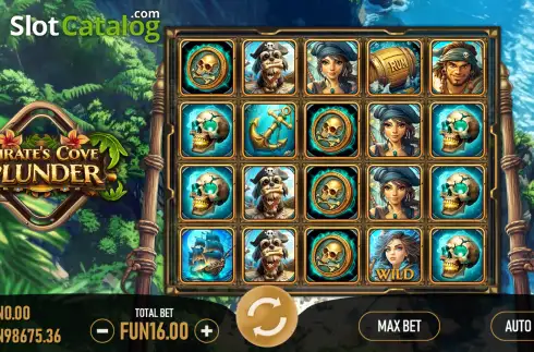 Οθόνη2. Pirate's Cove Plunder Κουλοχέρης