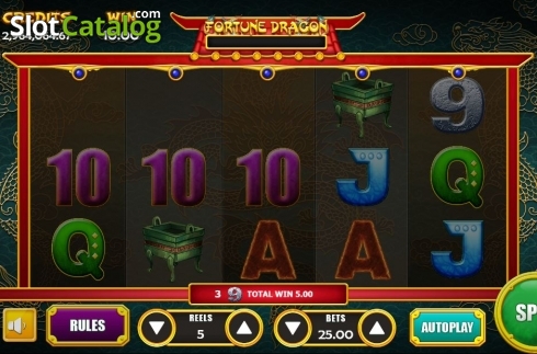 Οθόνη3. Fortune Dragon (Vela Gaming) Κουλοχέρης 