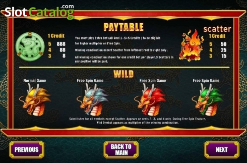 Οθόνη5. Fortune Dragon (Vela Gaming) Κουλοχέρης 