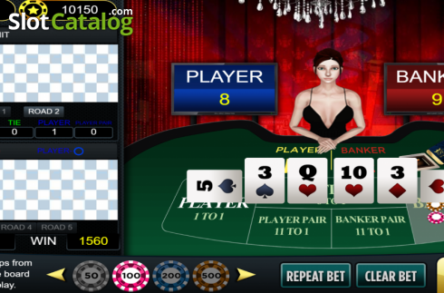 Οθόνη4. Baccarat Deluxe (Vela Gaming) Κουλοχέρης